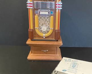 Leadworks Inc. "Let the Music Play!" Jukebox Stand with Music Box