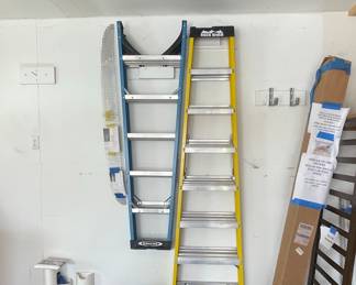 Werner 6-foot Step Ladder and Rock River 8-foot Extension Ladder