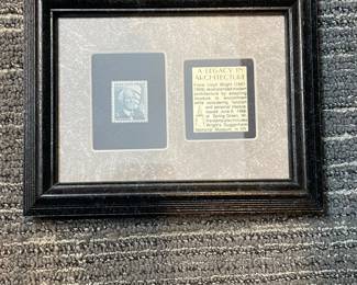Frank Lloyd Wright Commemorative Stamp Display
