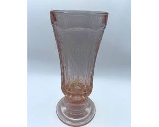 Indiana Glass Recollection Madrid Pink Vase