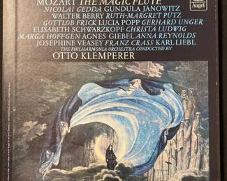 Mozart-The Magic Flute-Klemperer, Philharmonia Orchestra Opera LP Set
