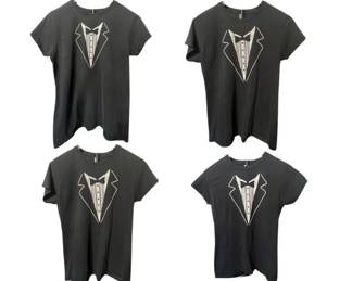 Four Tuxedo Illusion Shirts - Gildan (Bangladesh)