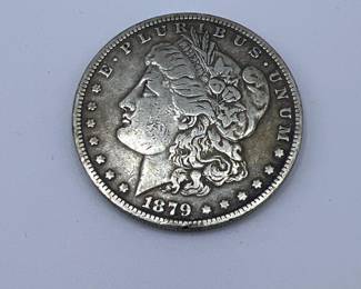 1879 Morgan Silver Dollar Coin