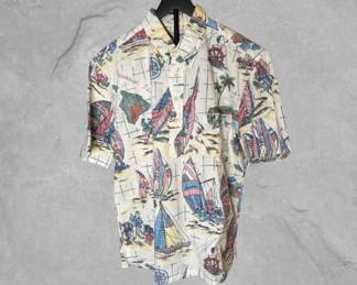 Reyn Spooner Mens Hawaiian Shirt XL - CIassic Island Heritage
