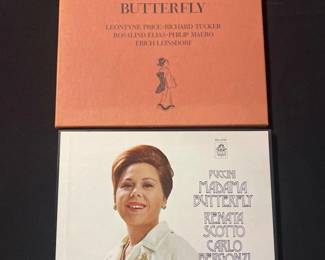 2 Complete Madama Butterfly 3‑LP Opera Sets–RCA Victor & Angel Records