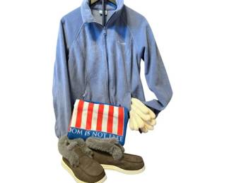 Essential Winter Bundle - SlipOns, Fleece, Warm Gloves & Flag Fleece