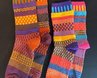 Colorful Folk‑Style Knit Socks – Artisan Patterned Pairs