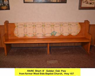 3 Church Pew