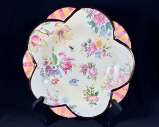 Mackenzie Childs Chelsea Lustre Salad Plate