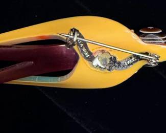 Vintage Lea Stein brooches