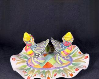 Mackenzie Childs Piccadilly Pie Birds set