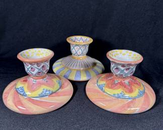 Mackenzie Childs Candlesticks