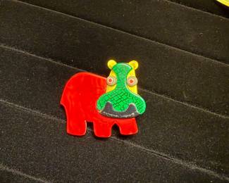 Vintage Lea Stein brooches