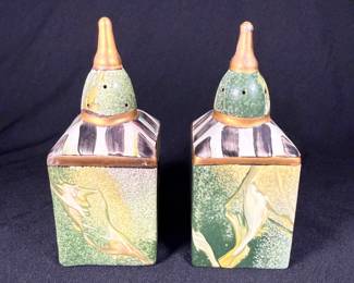 Mackenzie Childs Cheltanham Salt and Pepper set