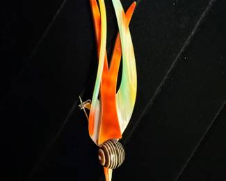 Vintage Lea Stein brooches Swallow Bird