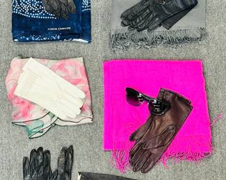 Women's gloves and scarves