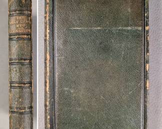 The Holy Grail and Other Poems by Alfred Tennyson, hardcover, leather, published 1870 in London by Strahan and Co. 