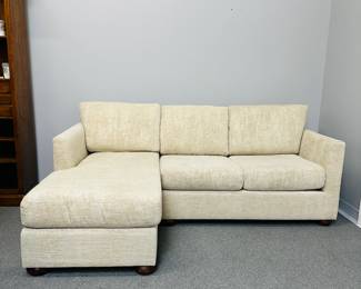 A Walter E. Smithe 2-piece sectional with a chaise lounge