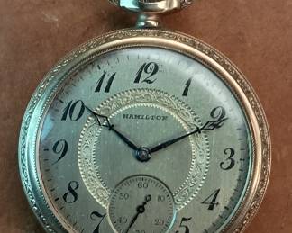 Hamilton pocket watch, 1925, 17 jewels, runs