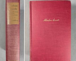 Abraham Lincoln by Carl Sandburg, hardcover, published by Harcourt, Brace and Company, New York 