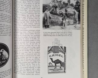 Inside view of They Laughed When I Sat Down - An Informal History of Advertising in Words and Pictures by Frank Rowsome, Jr., hardcover with dust jacket, published 1959 by Bonanza Books New York