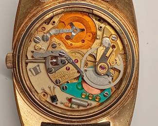 Movement of the Elgin Swissonic wrist watch, 1970's, electric, runs, needs cleaning and adjustment