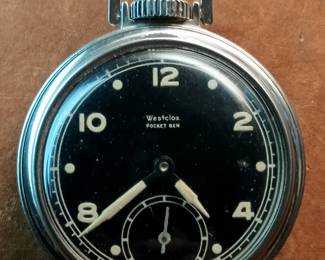 Westclox Pocket Ben pocket watch, 1950's, runs, keeps time