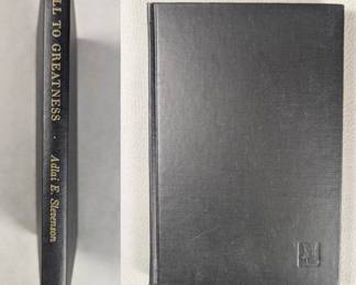 Call to Greatness by Adlai E. Stevenson, first edition hardcover, published 1954 by Harper & Brothers, New York