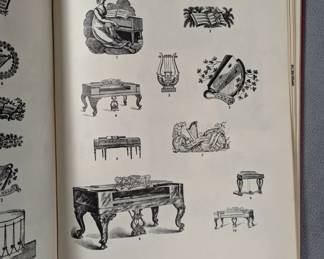 Inside page view of Early Advertising Art by Clarence O. Hornung, 3rd edition, hardcover, published 1956 by Dover Publications, New York