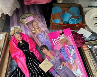 Vintage Barbie dolls