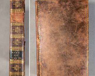 The History of England Vol. VII by David Hume, hardcover, leather, published 1810 by J. Ballantyne and Co. Edinburgh