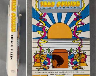 Teen Cuisine A Beginner's Guide to French Cooking by Abby Gail Kirsch and Sandra Bangilsdorf Klein with Illustrations by Peter Max, hardcover with dust jacket, published 1969 by Parents' Magazine Press