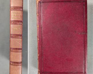 Young Woman's Guide - Female Piety or the Young Woman's Friend and Guide Through Life to Immortality by John Angell James, hardcover half-calf, published 1864 by Hamilton Adams and Co., London 