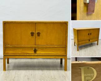 A vintage Dunbar mid-century modern cabinet