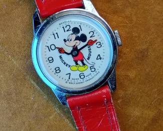 Mickey Mouse wrist watch, not running