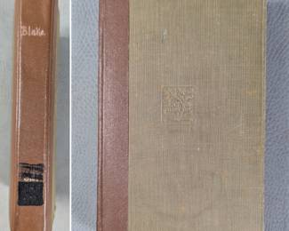 The Poems & Prophecies of William Blake edited by Max Plowman, hardcover, published by J. M. Dent & Sons Ltd., London