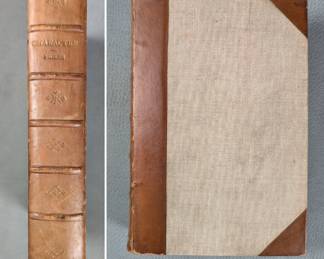 Character by Samuel Smiles, half-calf hardcover, published 1907 by John Murray, London