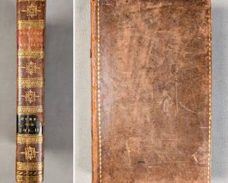 The History of England Vol. IX by David Hume, hardcover, leather, published 1810 by J. Ballantyne and Co. Edinburgh