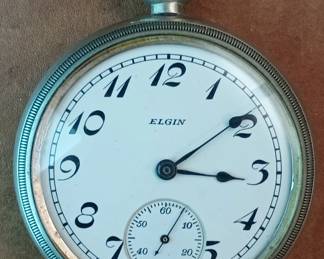 Another Elgin pocket watch, 1928, 7 jewel movement, runs, keeps time