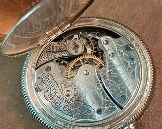 Movement of the Waltham hunting case pocket watch, 1897, 7 jewel movement, not working