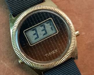 Timex F Cell wrist watch, 1970's, quart, runs, keeps time