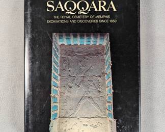 Saqqara The Royal Cemetery of Memphis by Jean-Philippe Lauer, hardcover with dust jacket, published 1976 by Thames and Hudson Ltd., London