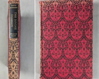 The Divine Comedy by Dante Alighieri and illustrations by William Blake, hardcover, published 1944 by The Heritage Press, New York