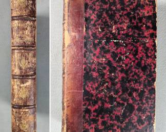 Les Oeuvres Amoureuses de Pétrarque par P.-L. Ginguené, hardcover half-calf, published in Paris by Garnier Frères, 19th century