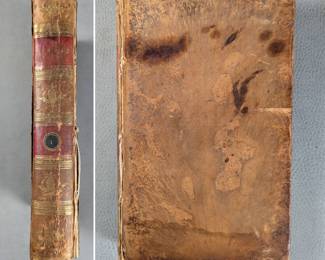 The Works of Peter Pindar, Volume I, leather-bound hardcover, published 1794 for John Walker, London