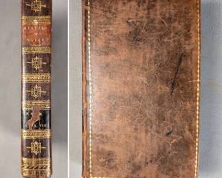 The History of England Vol. VIII by David Hume, hardcover, leather, published 1810 by J. Ballantyne and Co. Edinburgh