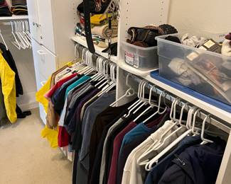 Mostly mens clothes