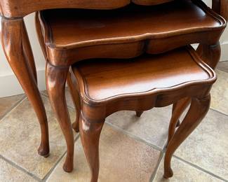 antique nesting tables - gorgeous! 