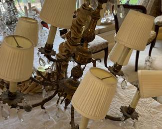 chandelier - also removed for the ceiling