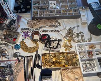 Vintage costume jewelry 